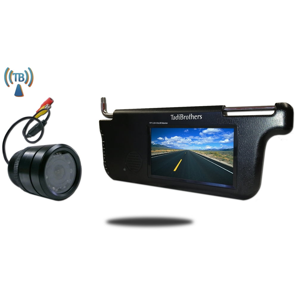 Tadibrothers 7 Inch Visor Monitor and a Wireless 150 Degree Bumper