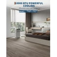 thumbnail image 4 of 10000 BTU Portable Air Conditioners with Heat, 4-In-1 Portable AC Units for Rooms with Dehumidifier, Quiet Air Conditioner Cools Up to 450 Sq.Ft., Energy Efficient, Remote, Timer, Auto Swing, White, 4 of 7