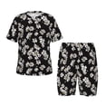 thumbnail image 1 of Balery Daisies Flowers Conjunto de Pijama Infantil de Manga Corta con Estampado – Ropa de Dormir de Algodón Suave-3X-Large, 1 of 6