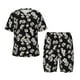 thumbnail image 1 of Fotbe Daisies Flowers Pijama Estampada de 2 Piezas para Niños – Ropa de Dormir de Manga Corta Cómoda para Niños y Niñas, Camiseta y Shorts de Algodón-Small, 1 of 6