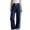 BV23_Blue, variant on Lumtrix Women's Y2k Striped Side Baggy Pants Drawstring Elastic Waist Wide Leg Track Pants Streetwear Quick Dry Trousers Brown S