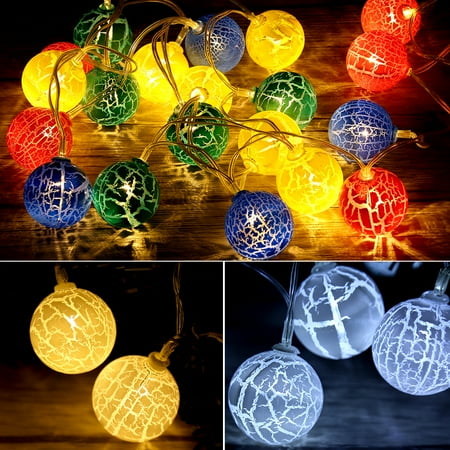 Dilwe Festival String Lights 20led Globe Fairy Dilwe Festival String Lights 20led Globe Fairy Light Ball Christmas Birthday Party Decor