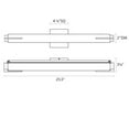 thumbnail image 3 of Sonneman Lighting SON-2431-13-ST Slim 24" LED Bath Bar, 3 of 4