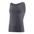thumbnail image 2 of QSAWXQZ Men's Seamless Compression Tank Sleeveless Crew Neck Tummy Control Slim Body Shaper M, 2 of 8
