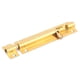 thumbnail image 1 of Cerradura deslizante de seguridad de latón de 4" con perno dorado, 1 of 3