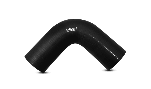 Vibrant Performance 2744 VIB2744 4 PLY 90 DEGREE ELBOW, 3IN I.D. X 8IN LEG LENGTH - BLACK