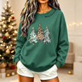 thumbnail image 4 of Ichuanyi Women's Crewneck Long Sleeve Christmas Graphic Sweatshirt Cute Christmas Print Casual Pullover Top, 4 of 5