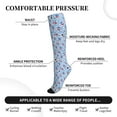 thumbnail image 2 of Pofeuu Red Cherries Print Compression Socks for Women & Men Circulation - Best Support for Nurses,Running,Athletic,Sports, 2 of 7
