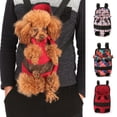 thumbnail image 2 of Trayknick Pet Carrier Backpack Comfortable High Stability Adjustable Dogs Cats Legs Out Front Travel Bag for Outside Multicolor M, 2 of 13