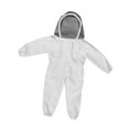 thumbnail image 3 of hengtong Bee Suit for Kids Detachable Hood Beekeeping Clothes for Home Men Women White M, 3 of 9