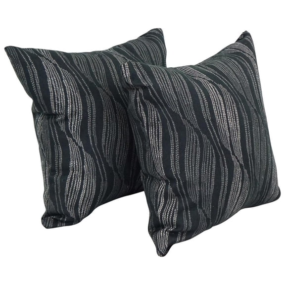 17-inch Jacquard Throw Pillows with Inserts (Set of 2) 9910-S2-ID-085