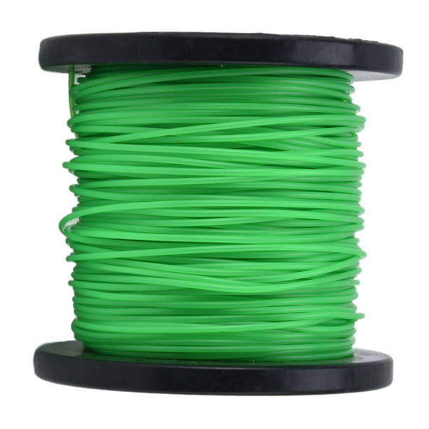 Hilo de Desbrozadora de Hilo de 2mm, Hilo de Desbrozadora de Césped Verde, Hilo de Cortacésped Resistente para, Material de Nailon