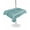 Teal Green, variant on Outdoor Tablecloth with Umbrella Hole for Patio/Picnic/Party/Camping, Sage Green Waterproof Table Cloth Round Cover Washable, Vintage Modern Abstract Art Ombre (Dia 60")