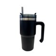 thumbnail image 1 of JS Gourmet - Tasse de Voyage en Acier Inoxydable Isolée à Double Paroi, Capacité de 600 ml, Noir, 1 of 1