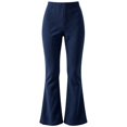 thumbnail image 3 of Girls Flare Sweatpants Casual Solid Elastic Waist Pants Loose Fit Long Leg Lounge Walking Trousers, 3 of 4