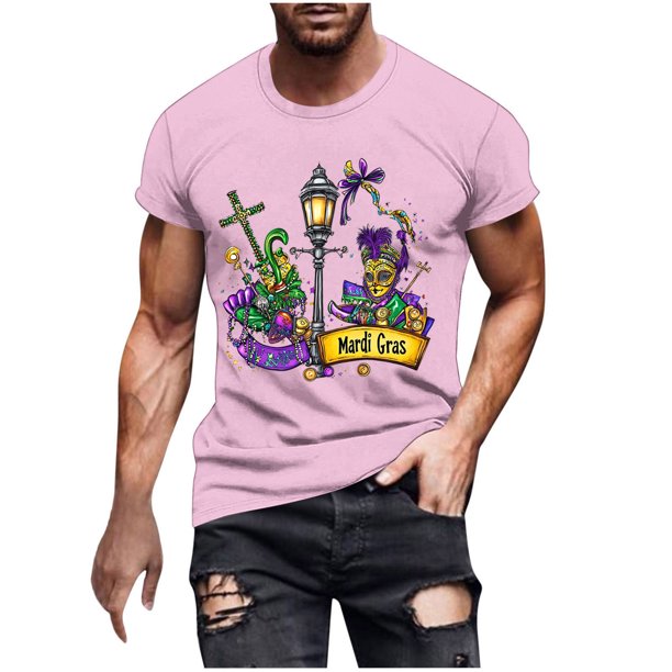 Camisetas de Manga Corta para Hombre Imprimir Deportes de Manga Corta Cuello Redondo Blusa Algodón Poliéster, Nueva Moda Casual Camiseta para Hombres