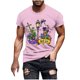 thumbnail image 1 of Camisetas de Manga Corta para Hombre Imprimir Deportes de Manga Corta Cuello Redondo Blusa Algodón Poliéster, Nueva Moda Casual Camiseta para Hombres, 1 of 1