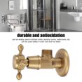 thumbnail image 4 of Angle Stop Valve, Solid Brass Angle Shut Off Water Valve Faucet Parts for Cold Hot Plumbing Fitting, 4 of 7