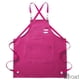thumbnail image 2 of Delantal De Cocina Unisex Con Tirantes Cruzados – Lona Resistente, Ajustable, Bolsillos XL, Para Cocinar, Parrilla, Cafés Y Salones,pink, 2 of 8