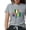 Heather Gray, variant on CafePress - Shamrock Of Ukraine Women's Deluxe T Shirt - Womens Tri-blend T-Shirt