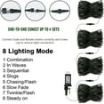 thumbnail image 5 of Colorful 200 LED Christmas Net Lights – Plug-in 8 Modes, Waterproof for Outdoor Yard & Indoor Party Decor, 5 of 7