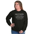 thumbnail image 4 of Funny Mother Definition Cute Mom Women Plus Size Crewneck Sweatshirt Brisco Brands 2X, 4 of 5