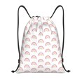 thumbnail image 1 of Xecao Rainbow Pattern Sports Drawstring Backpack - String Swim Gym Bag with Wet Proof Pocket for Women&Men-Medium, 1 of 6