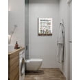 thumbnail image 6 of Farmhouse Bathroom Wall Art Rustic Country Floral Bathroom Rules Pictures Wall Decor Farmhouse Flower Hummingbird Bathroom Sign Canvas Prints Painting Modern Home Framed Artwork for Bathroom Toilet, 6 of 6