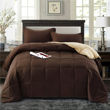 All Season Down Alternative Comforter Set 3pc Box Stitched