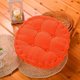 thumbnail image 3 of Cómodo cojín redondo para silla de hogar, cocina, jardín, comedor, oficina, 40 x 40 cm (azul oscuro) 40*40 cm naranja, 3 of 5