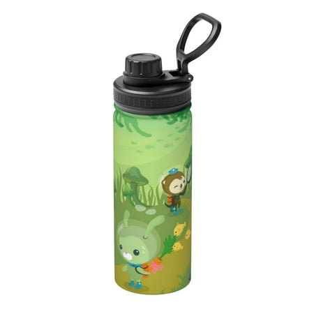 

Octonauts Unisex Sports Insulated Water Bottles Kettle Stainless Steel Portable Cup 18OZ For Travel Gym Running School Office