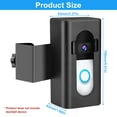 thumbnail image 2 of Tzdxfgl Anti-Theft Doorbell Mount Video Doorbell Mount Adjustable Doorbell Angle Mount Video Doorbell Door Mount Punch Free Doorbell Mounting Bracket for Apartment Home Office School, 2 of 9
