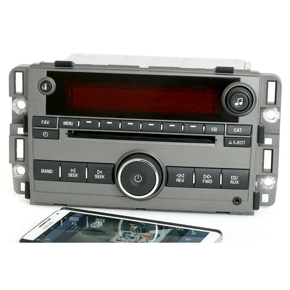 Restored Pontiac Torrent 2009 Gray Radio AMFM CD Aux Player Bluetooth Music 25957003 (Refurbished)