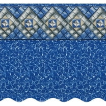 SmartLine 27' Round Manor Unibead Above Ground Swimming Pool Liner, 52" Height, 25 Gauge