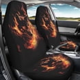 thumbnail image 3 of Uorisanigo Fashion Wolf Car Front Seat Covers Waterproof Breathable Front Seat Cover Auto Interior Accessories 2 Pcs Set Protection Interior Accessories Universal Fit Most Cars, 3 of 7