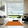 thumbnail image 7 of Ahgly Company Machine Washable Indoor Rectangle Transitional Neon Orange Area Rugs, 5' x 8', 7 of 7