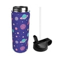thumbnail image 2 of Bingfone Space Print 18oz Sports Insulated Kettle With Straw, Leakproof & BPA Free, Drinking Sports Water Bottle for Fitness, Gym & Outdoor, 2 of 8