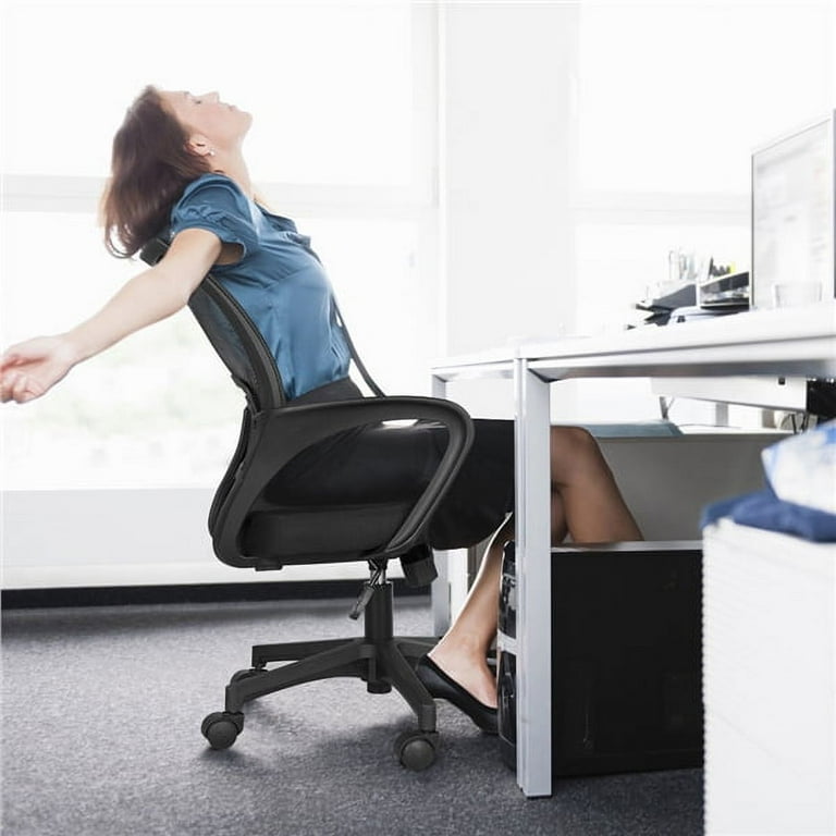 Topeakmart Manager s Chair with Lumbar Support Reclining 276 lb