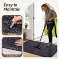 thumbnail image 6 of SIXHOME Door Mats for Inside 24"x47" Non Slip Rubber Welcome Mat for Inside Low-Profile Dirt Trapper Indoor Door Mats for Entryway Soft Absorbent Washable Entry Rug Floor Mats Modern Doormat Purple, 6 of 7