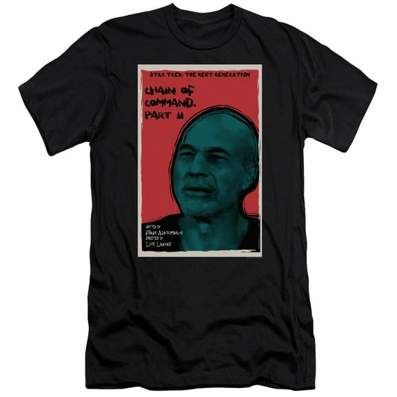 Star Trek - Tng Season 6 Episode 11 - Premium Slim Fit Short Sleeve Shirt - Large
