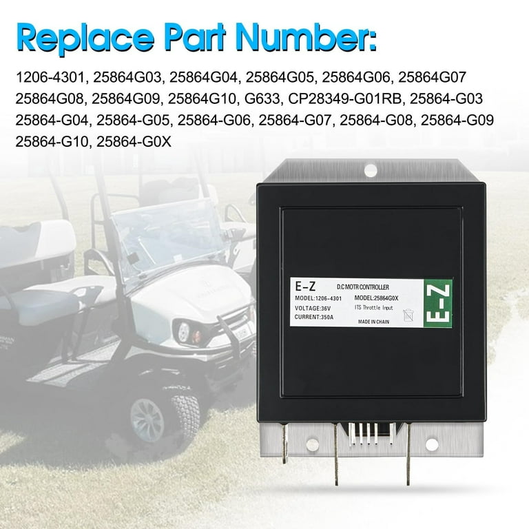 EZGO 350A 36V Golf Cart Motor Speed Controller for 1994-2019