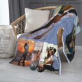 thumbnail image 3 of Personalised Blanket Throw for Adults and Baby Customised Soft Blanket with Photos Text,Anti-Pilling Flannel for Bed, Sofa, Living Room Birthday Souvenir Wedding Valentine's Day Custom Gift, 3 of 6