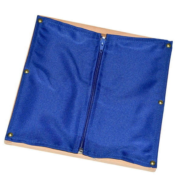Perchero de ropa, juguete para aprender a vestirse, tabla de práctica, regalo para niños de 2 a 8 años, herramienta educativa de aprendizaje temprano, Cremallera