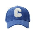 thumbnail image 1 of Maytalsory Ladies Letter C Snap-back Hat Comfortable And Breathable Adjustable Cap Sun Protection Light-weight blue, 1 of 6