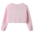thumbnail image 6 of KyCheLot Knitted Cardigan for Girls Single Button Round Neck Long Sleeve Outerwear Comfy Fashion Hollow Sweaters, 6 of 8