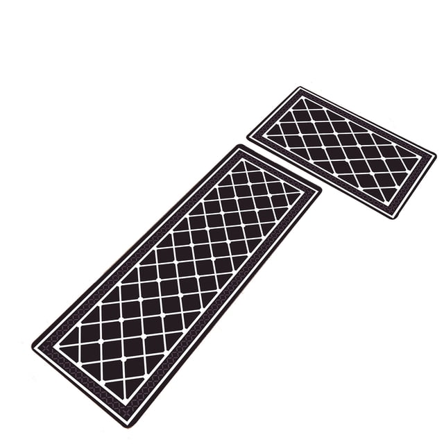 EGNMCR Outdoor Rug Bathroom Rugs Foot Cushions Kitchen Printed Non-Slip Carpet,Set Of 2 Microfiber Kitchen Rugs Non-Slip Soft Bathroom Rugs Antiskid blanket