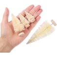 thumbnail image 3 of Manunclaims 64 Pieces Artificial Mini Christmas Tree Sisal Snow Trees Bottle Brush Christmas Trees Pine Trees Ornaments with Wooden Base for Christmas Party Home Decoration (4 Sizes), 3 of 8
