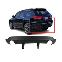 DCP Rear Lower Bumper Cover For 2011-2017 Jeep Grand Cherokee W Dual Exhaust Holes