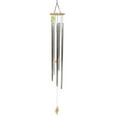 thumbnail image 2 of Zingz & Thingz Grand Vista Aluminum Outdoor Wind Chime - 57" - Silver and Brown, 2 of 6