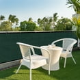 thumbnail image 4 of NAWAY 4'X37' Custom Size Privacy Screen Fence Heavy Duty Fencing Mesh Shade Net Cover for Wall Garden Yard Backyard Dark Green (We Make Customized), 4 of 7